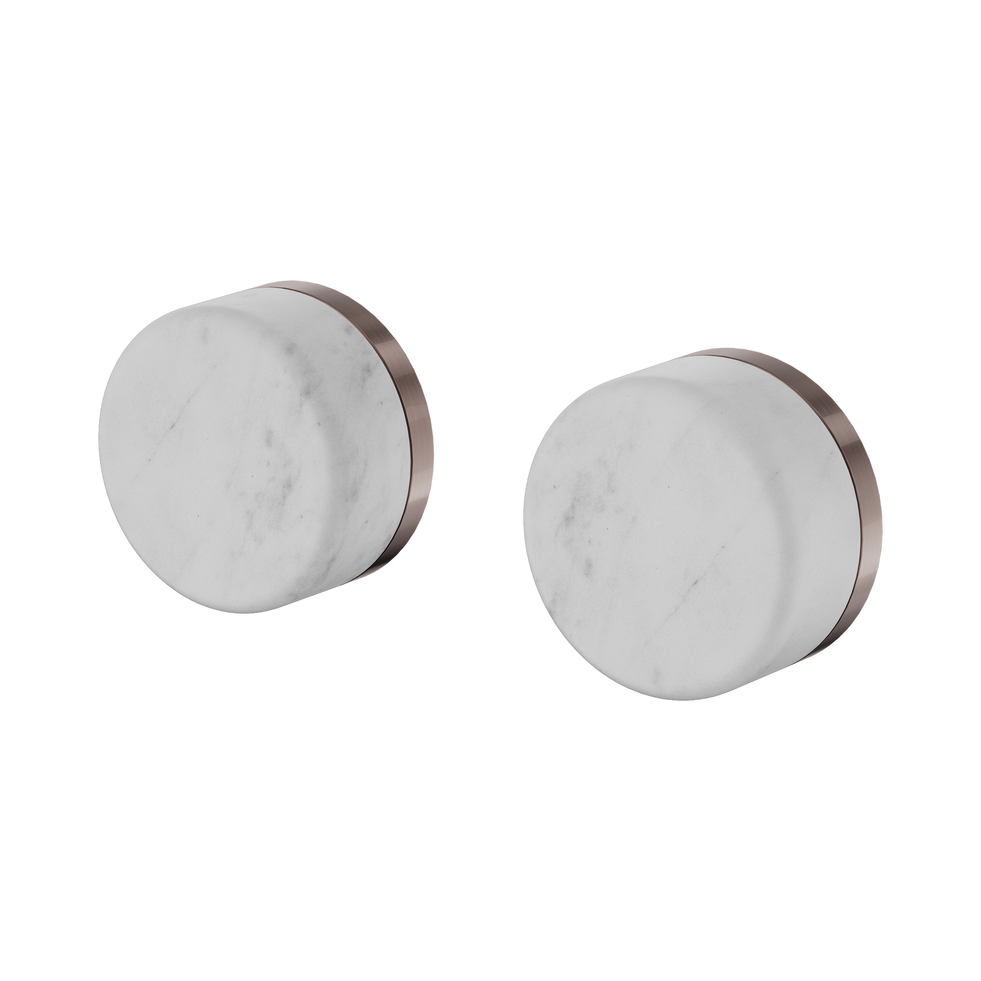 Nero Serenity Wall Top Assemblies With Carrara Handle, Brushed Bronze