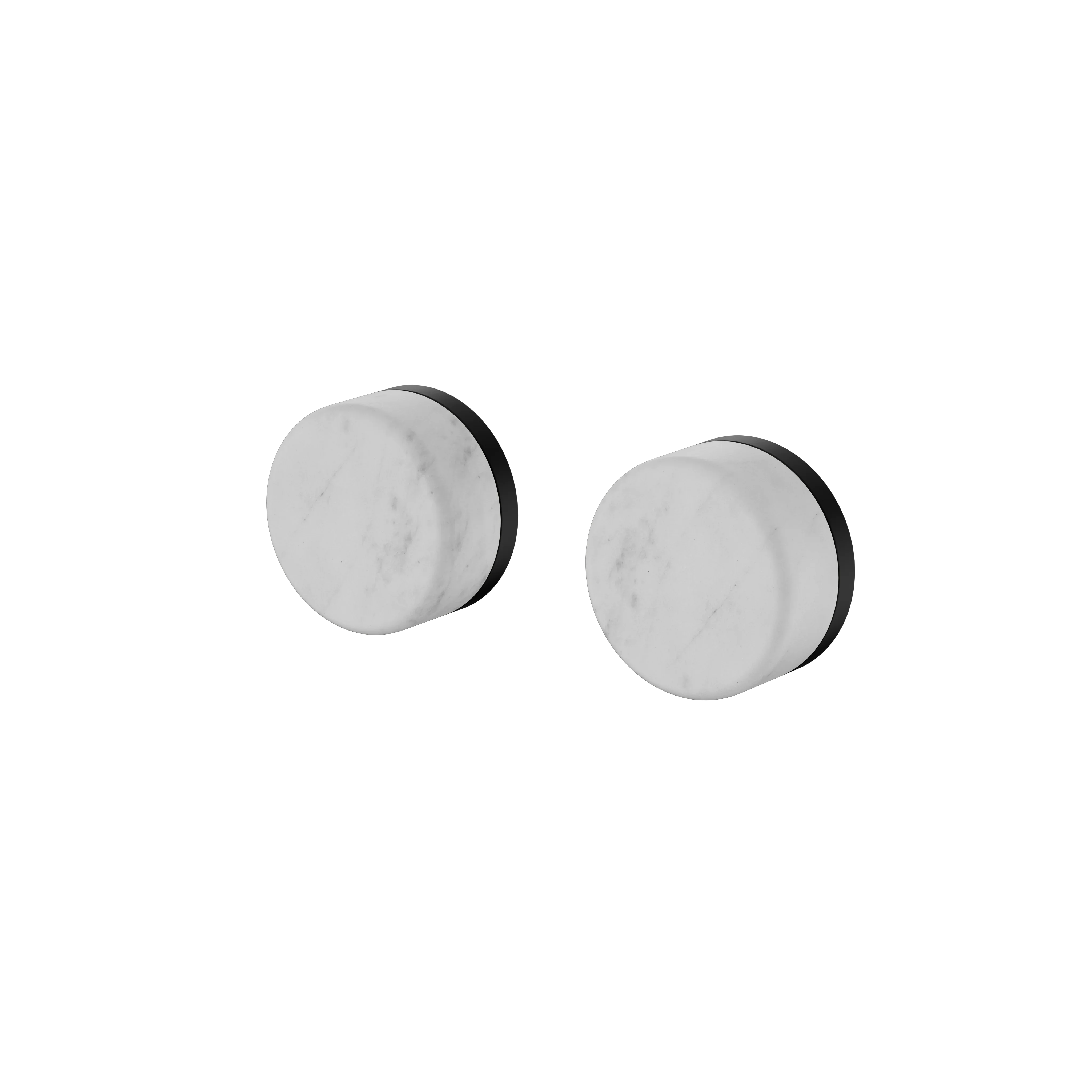 Nero Serenity Wall Top Assembly With Carrara Handle