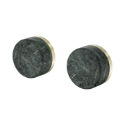 Nero Serenity Wall Top Assemblies With Verde Alpi Handle, Brushed Gold