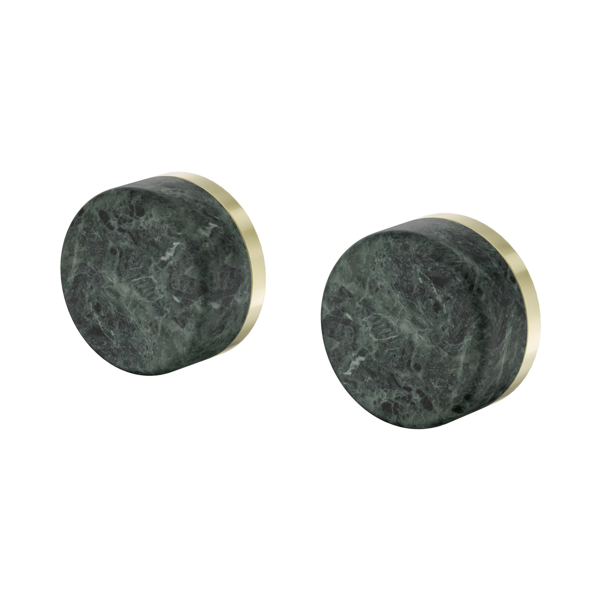 Nero Serenity Wall Top Assemblies With Verde Alpi Handle, Brushed Gold