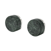Nero Serenity Wall Top Assemblies With Verde Alpi Handle, Brushed Nickel