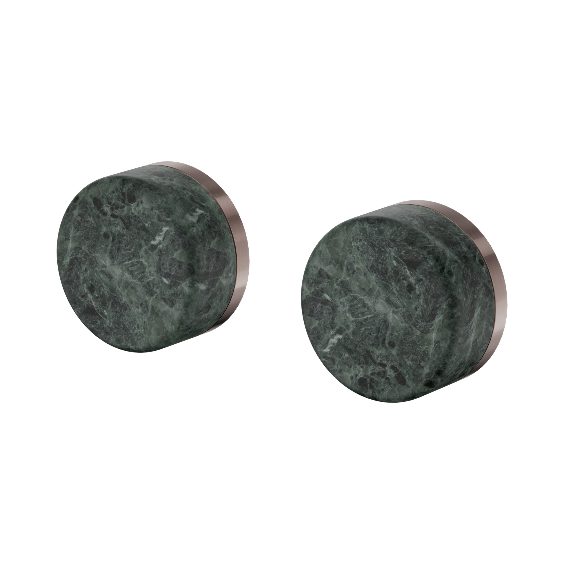 Nero Serenity Wall Top Assemblies With Verde Alpi Handle, Brushed Bronze