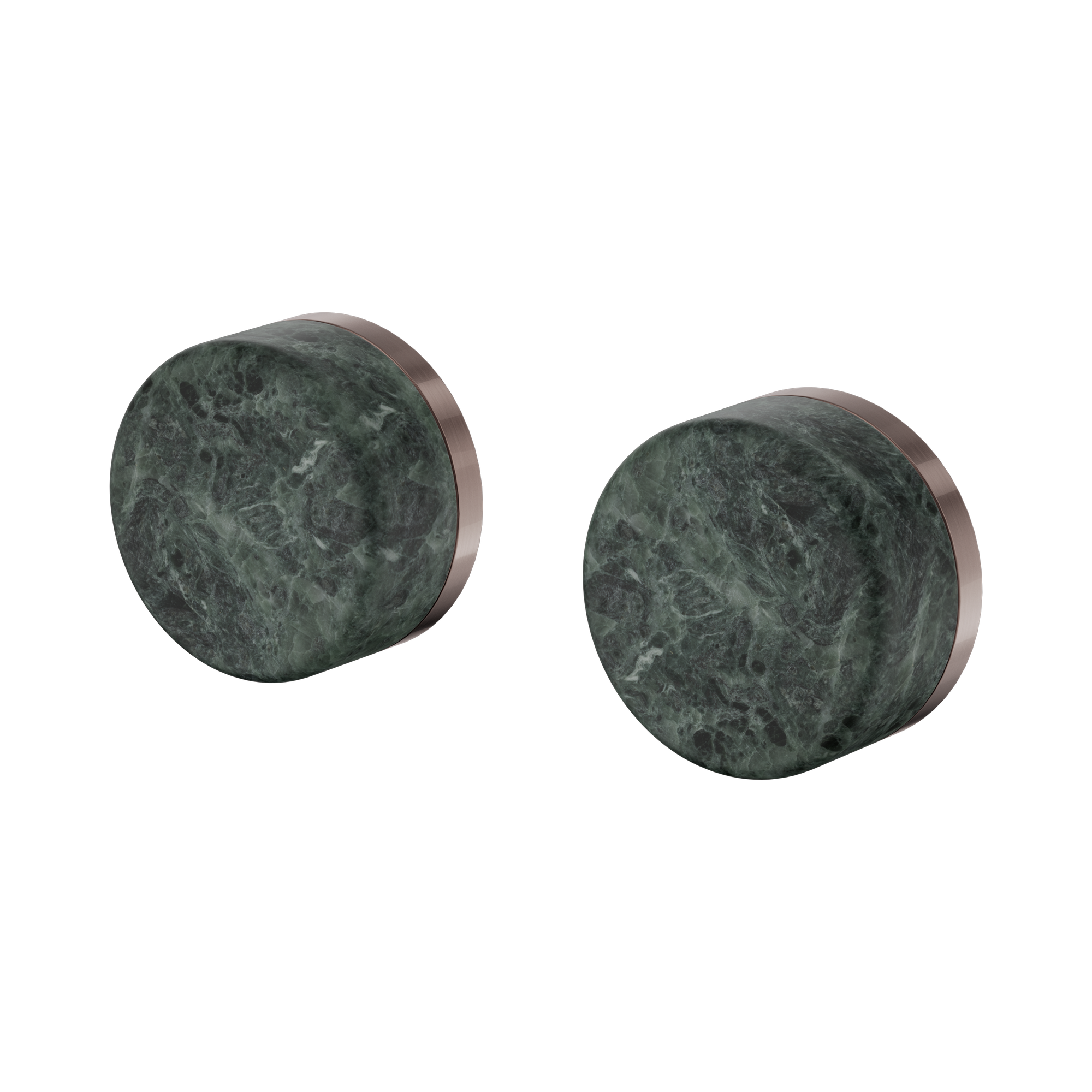 Nero Serenity Wall Top Assemblies With Verde Alpi Handle, Brushed Bronze