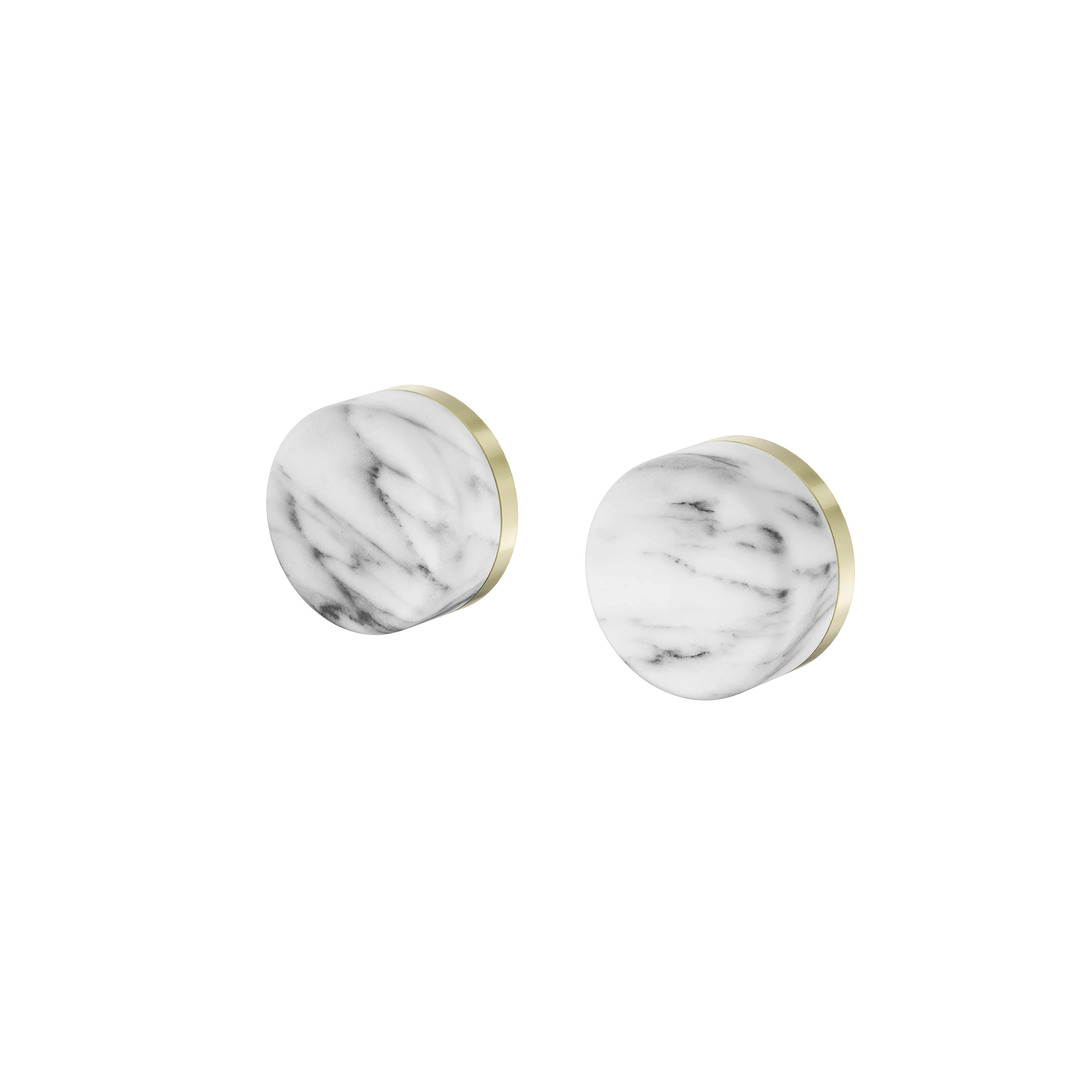 Nero Serenity Wall Top Assembly With Arabescato Corchia Handle