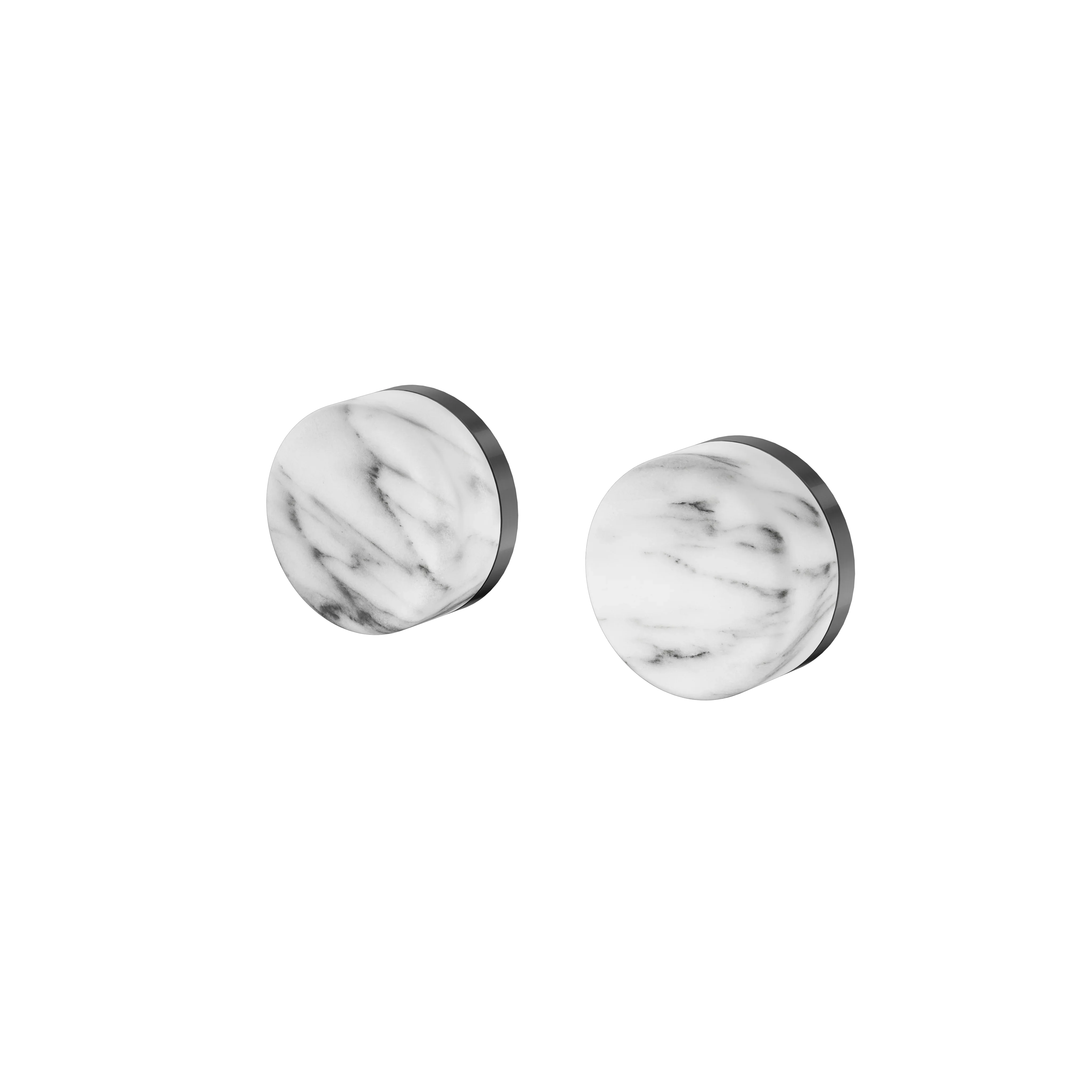 Nero Serenity Wall Top Assembly With Arabescato Corchia Handle