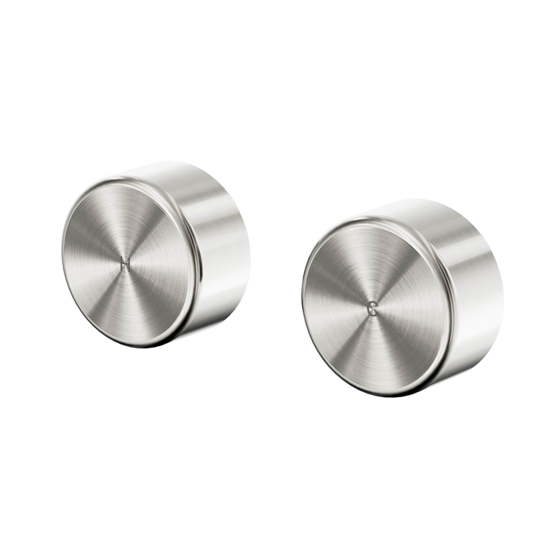 Nero Serenity Wall Top Assemblies With Metal Handle, Brushed Nickel