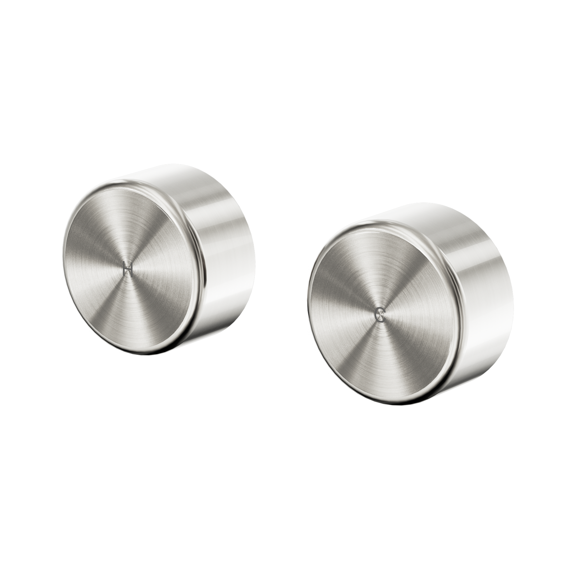 Nero Serenity Wall Top Assemblies With Metal Handle, Brushed Nickel