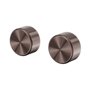 Nero Serenity Wall Top Assemblies With Metal Handle, Brushed Bronze