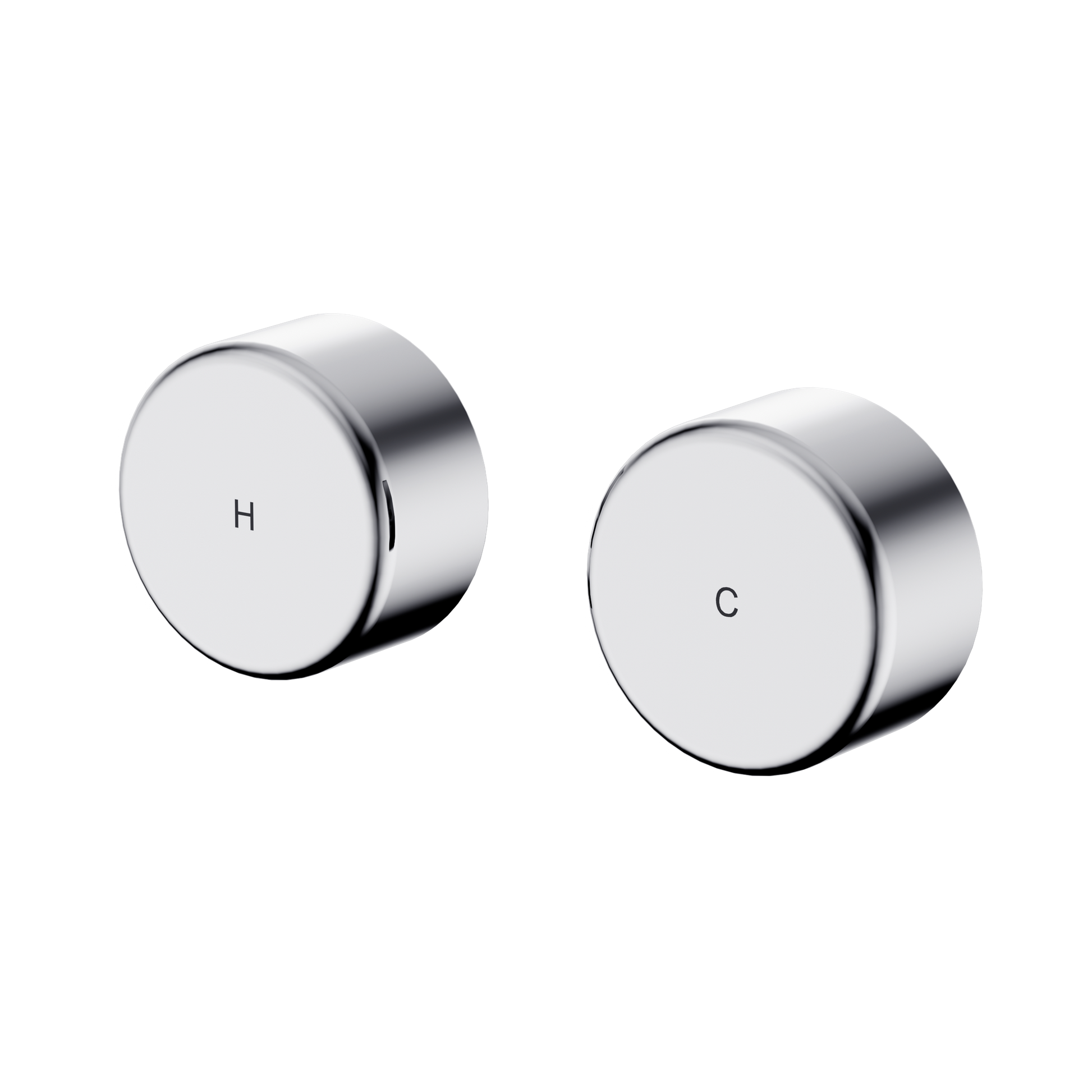 Nero Serenity Wall Top Assemblies With Metal Handle, Chrome