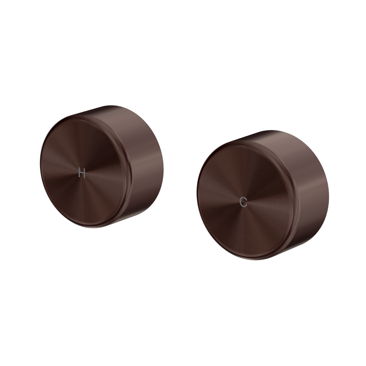 Nero Serenity Wall Top Assemblies With Metal Handle, Rome Bronze