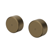Nero Serenity Wall Top Assemblies With Metal Handle, Tumbled Antique Brass