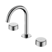 Nero Serenity Basin Set Arc Spout With Metal Handle, Chrome