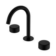 Nero Serenity Basin Set Arc Spout With Metal Handle, Matte Black
