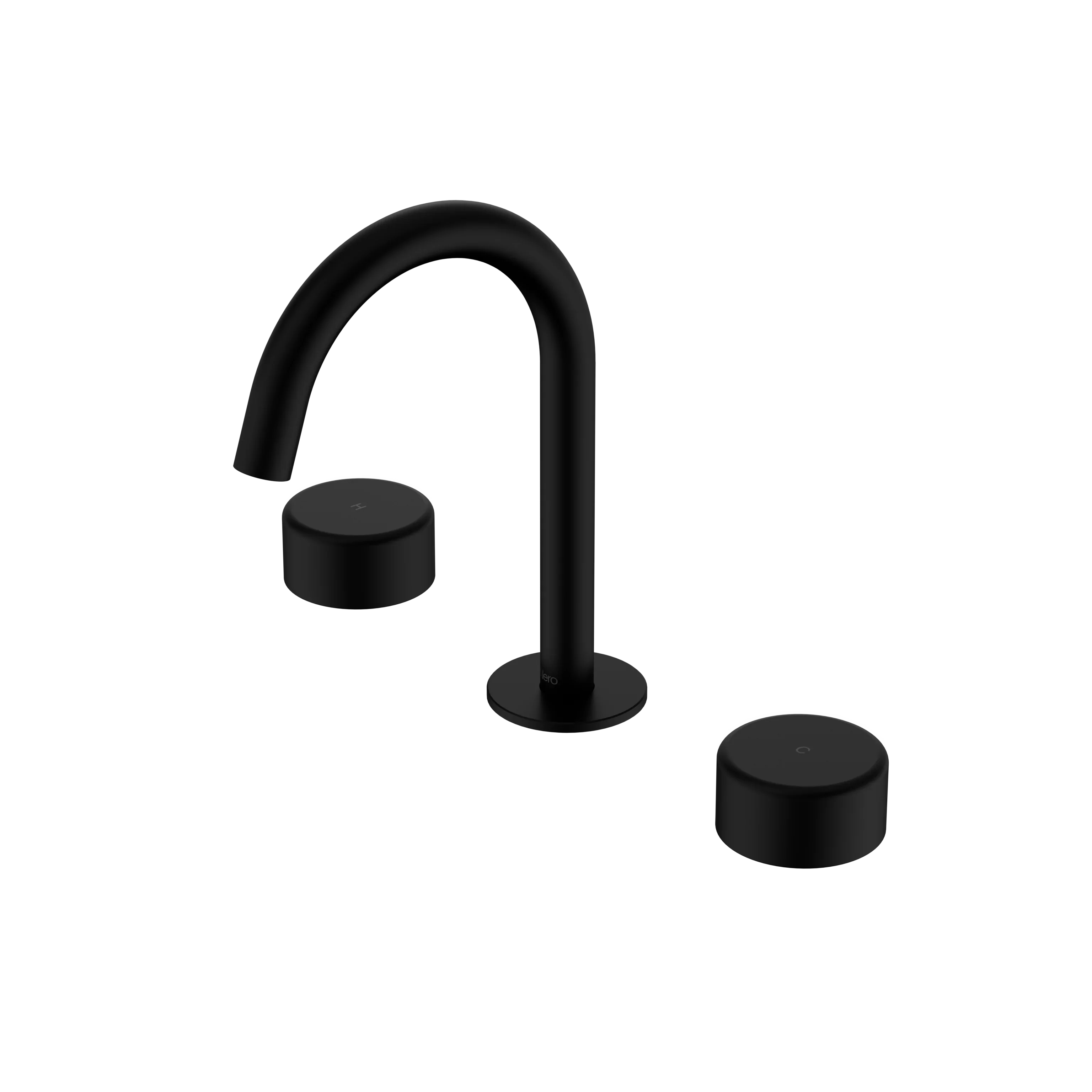 Nero Serenity Basin Set Arc Spout With Metal Handle