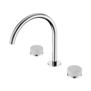 Nero Serenity Bath/Kitchen Set Arc Spout With Carrara Handle, Chrome