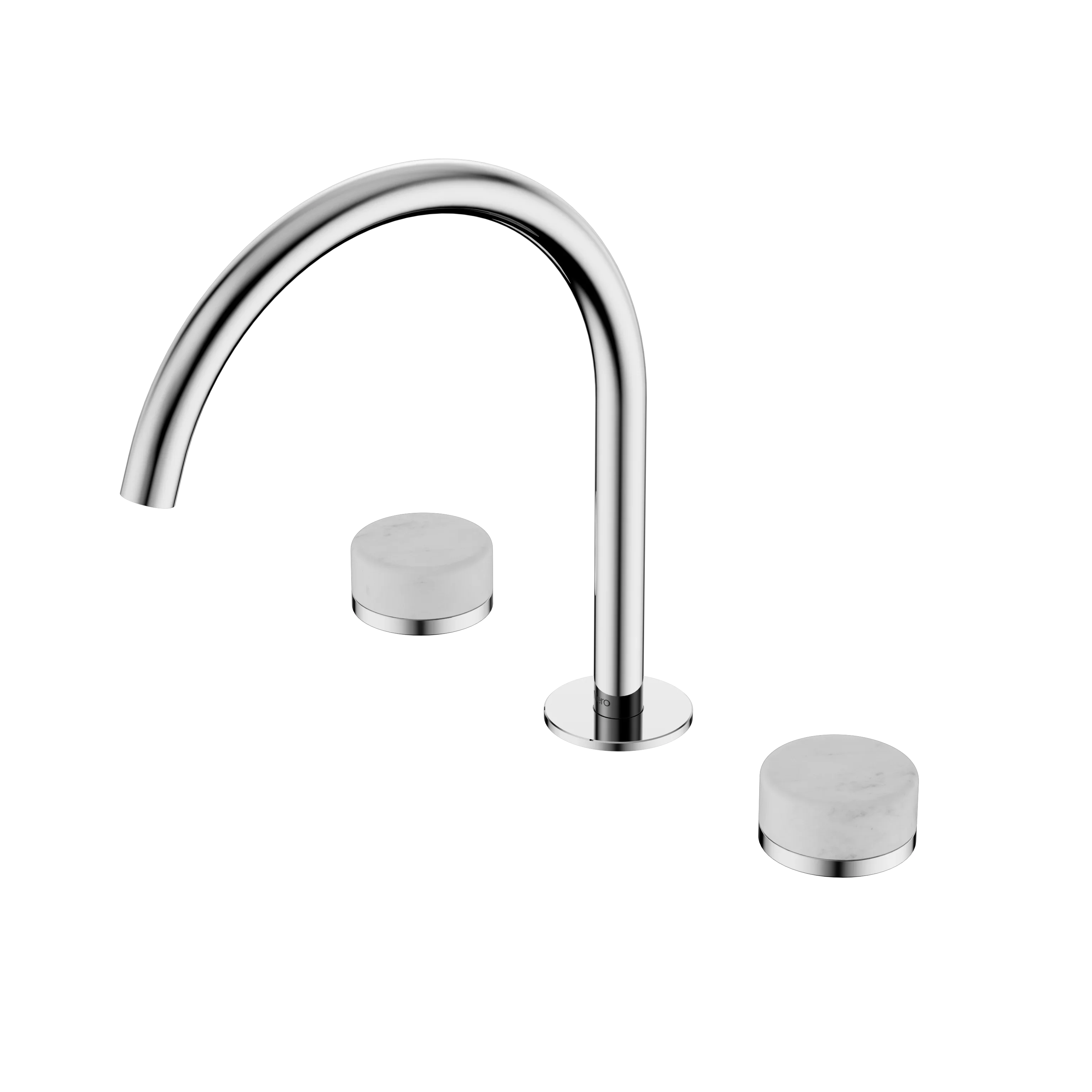 Nero Serenity Bath/Kitchen Set Arc Spout With Carrara Handle