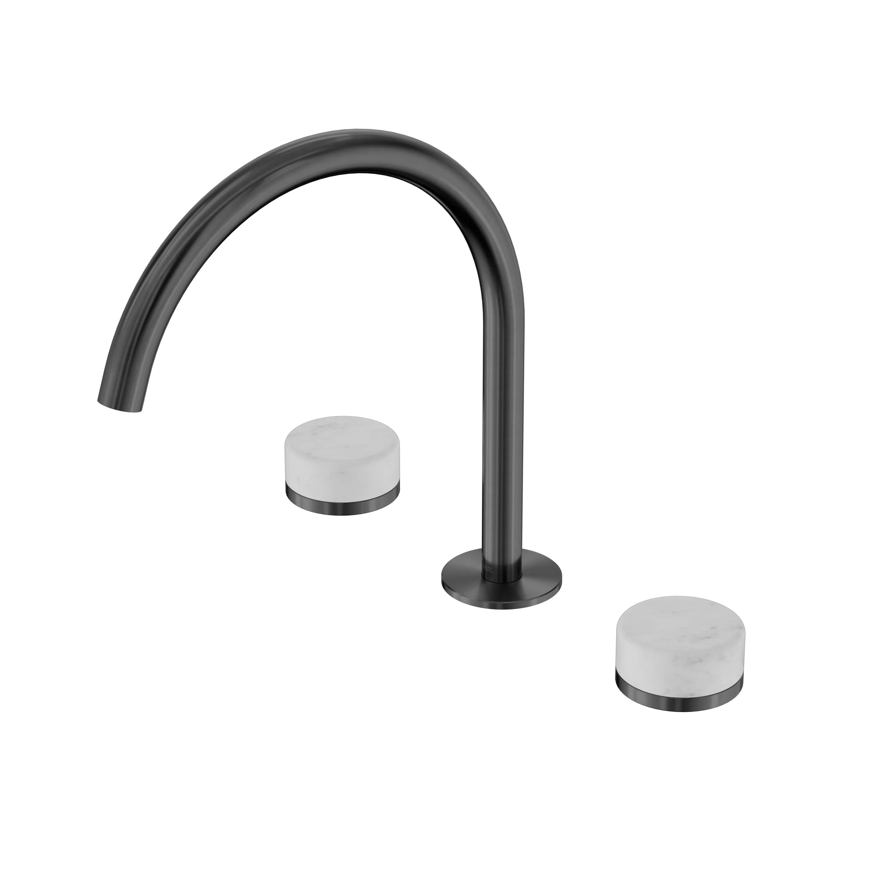Nero Serenity Bath/Kitchen Set Arc Spout With Carrara Handle