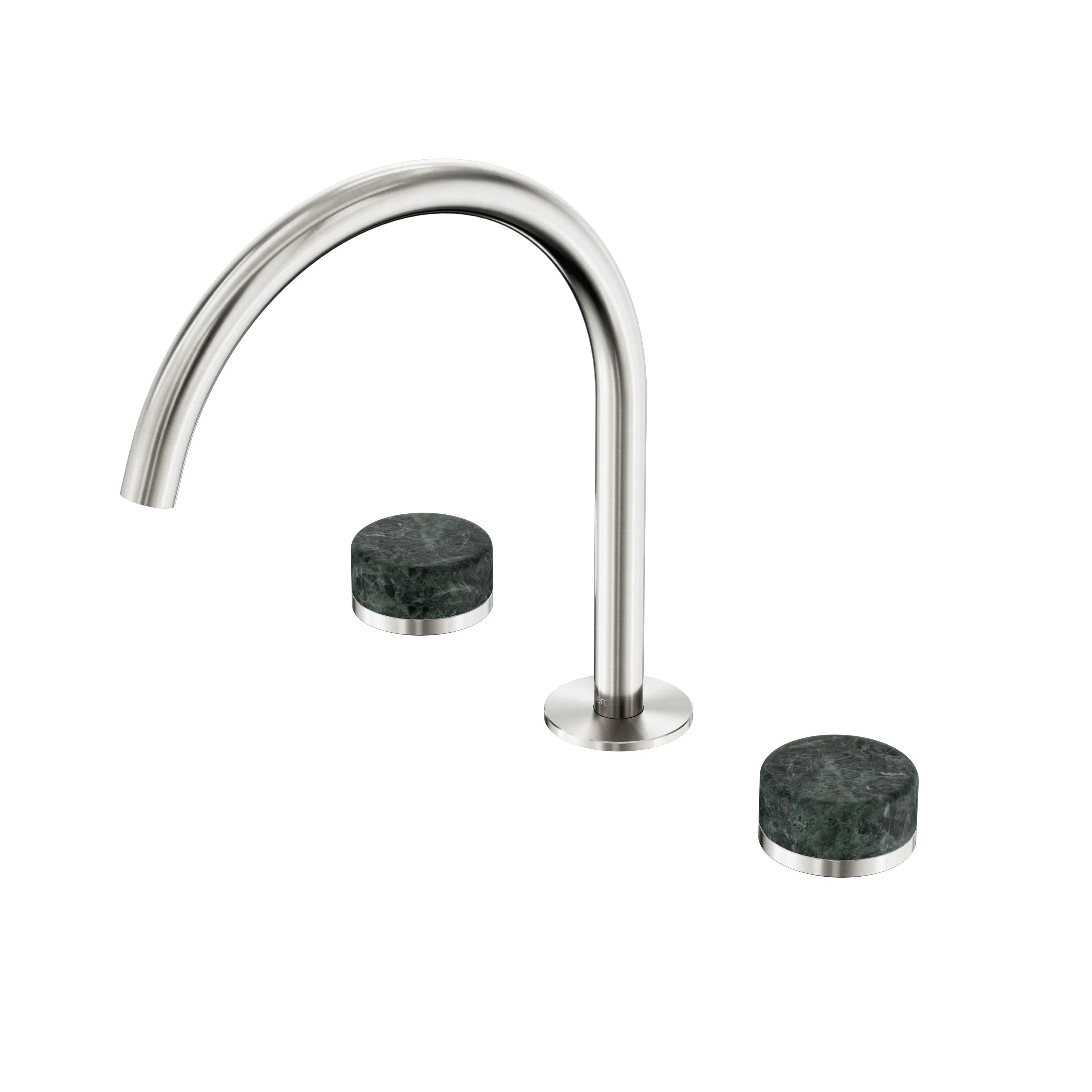Nero Serenity Bath/Kitchen Set Arc Spout With Verde Alpi Handle