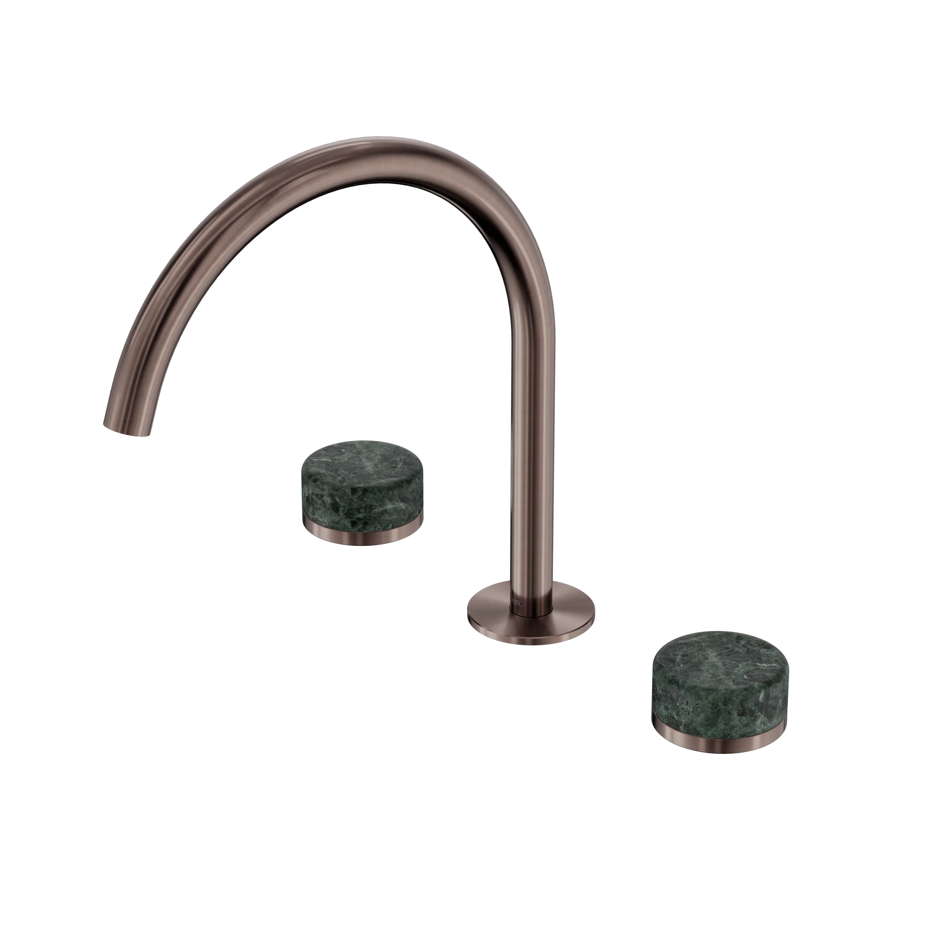 Nero Serenity Bath/Kitchen Set Arc Spout With Verde Alpi Handle