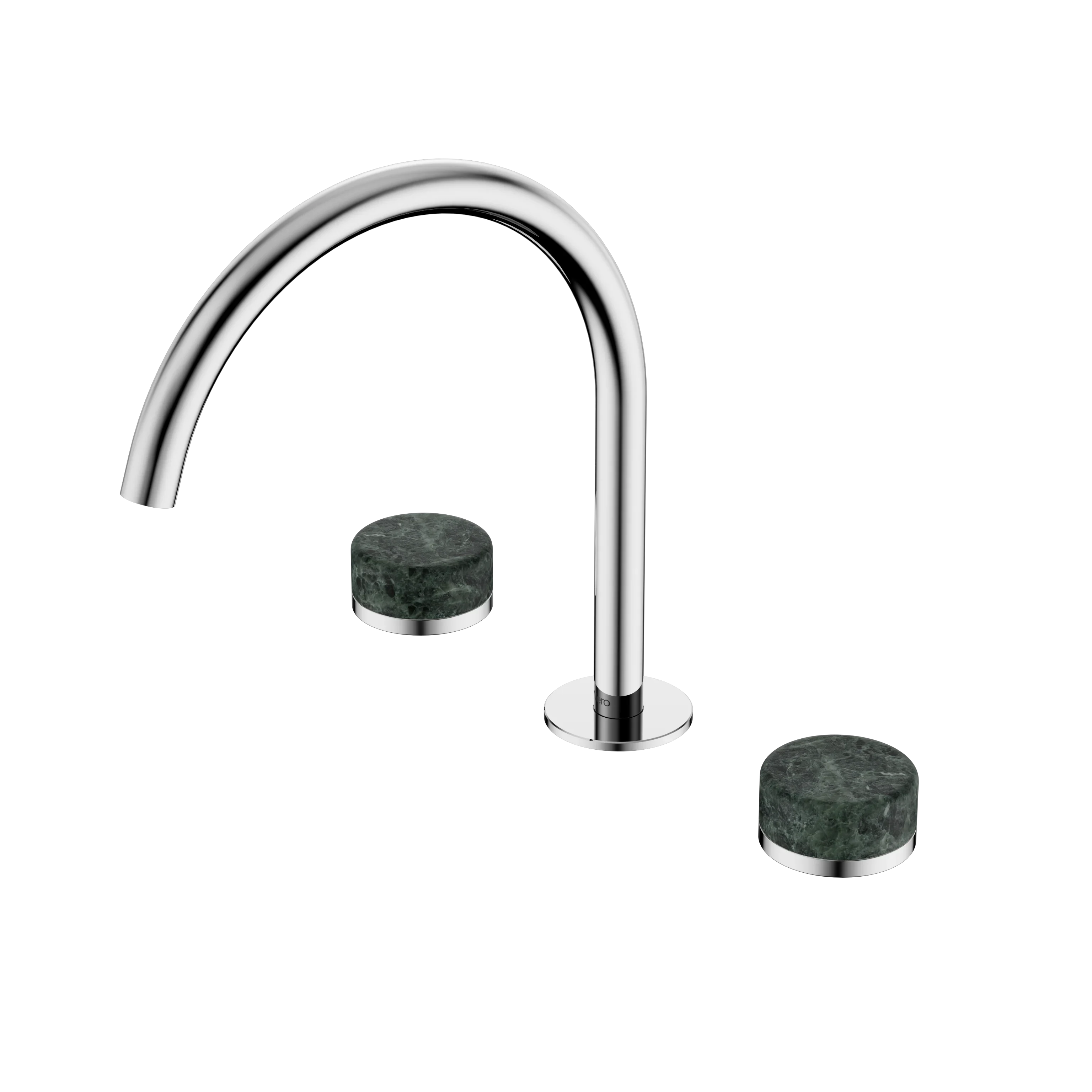 Nero Serenity Bath/Kitchen Set Arc Spout With Verde Alpi Handle