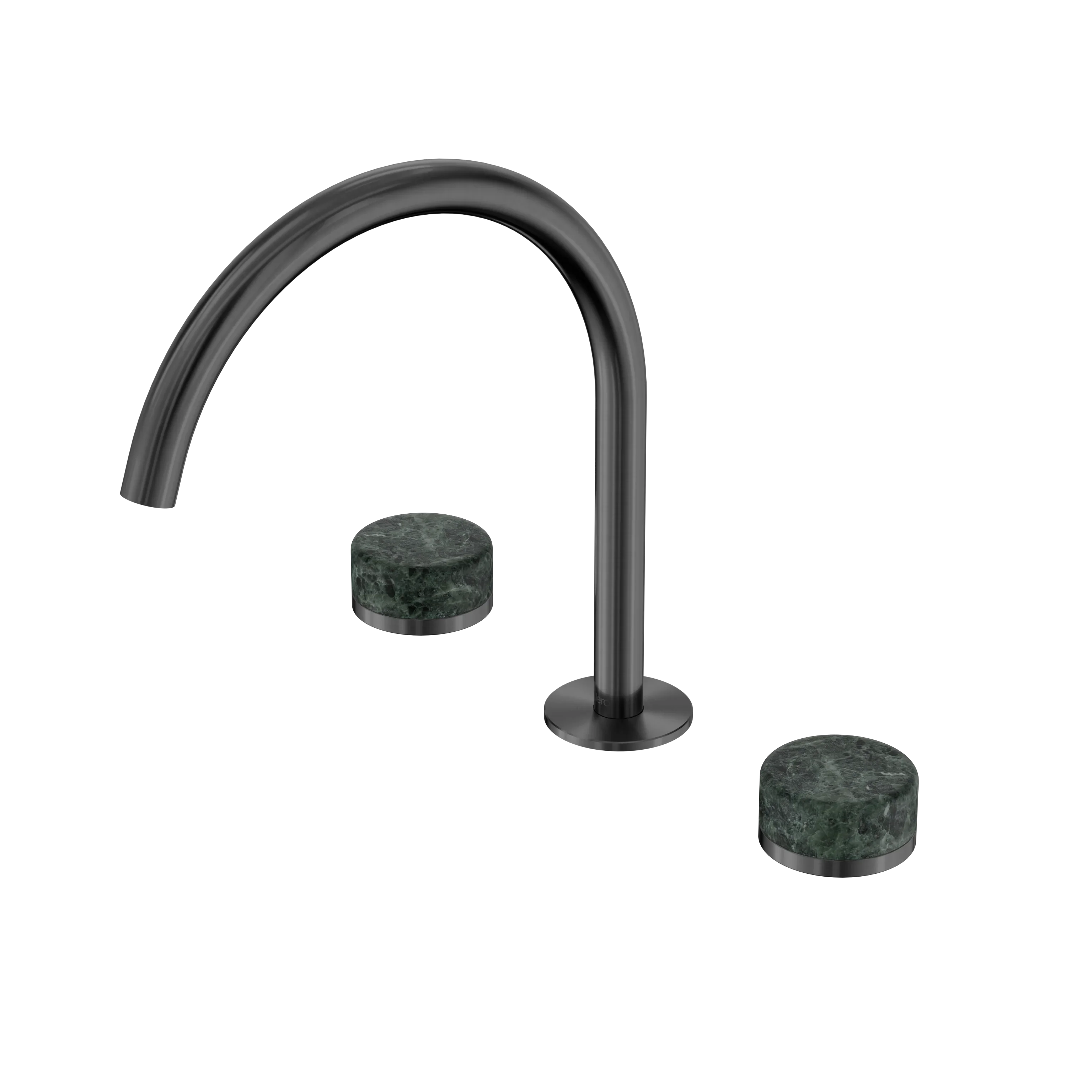 Nero Serenity Bath/Kitchen Set Arc Spout With Verde Alpi Handle