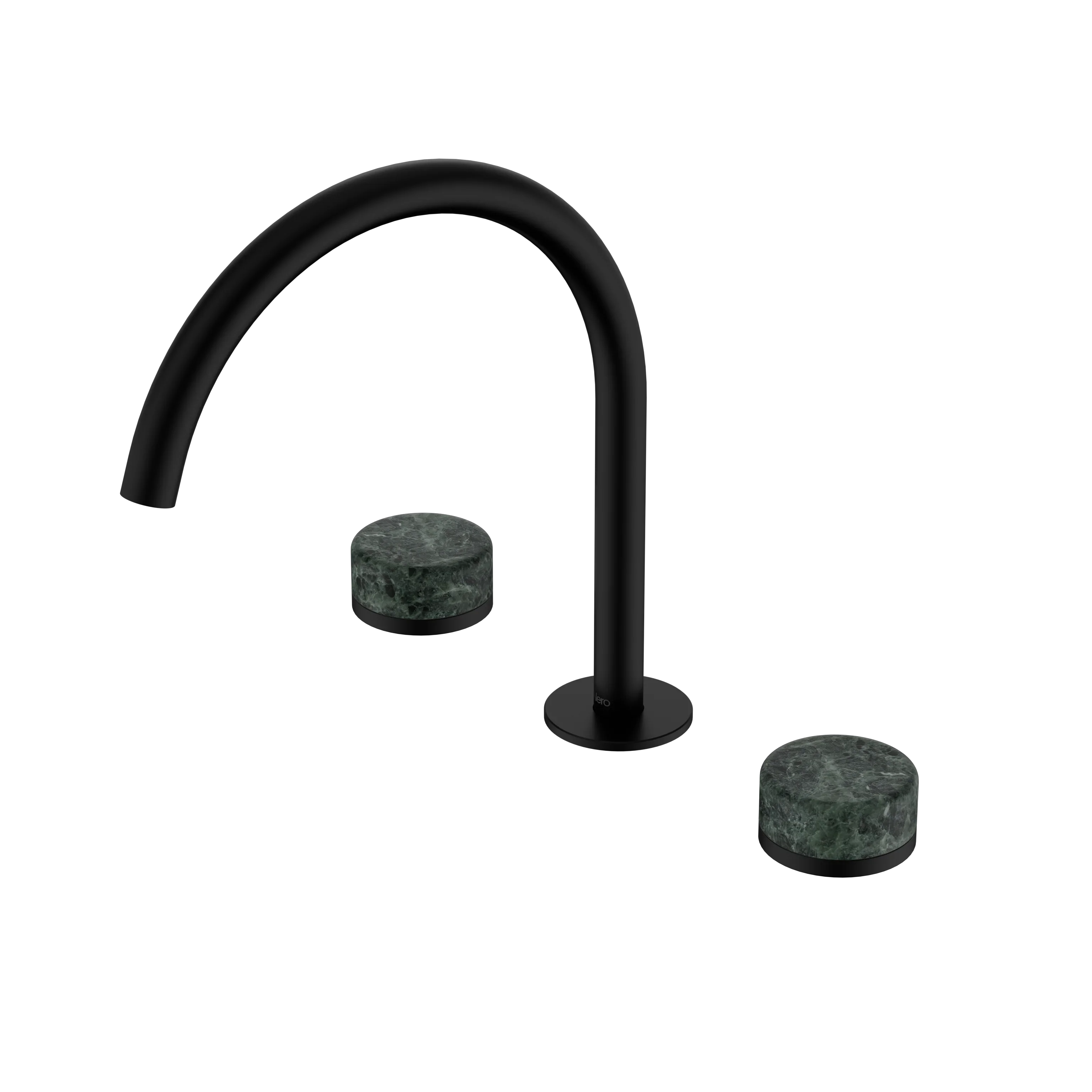 Nero Serenity Bath/Kitchen Set Arc Spout With Verde Alpi Handle