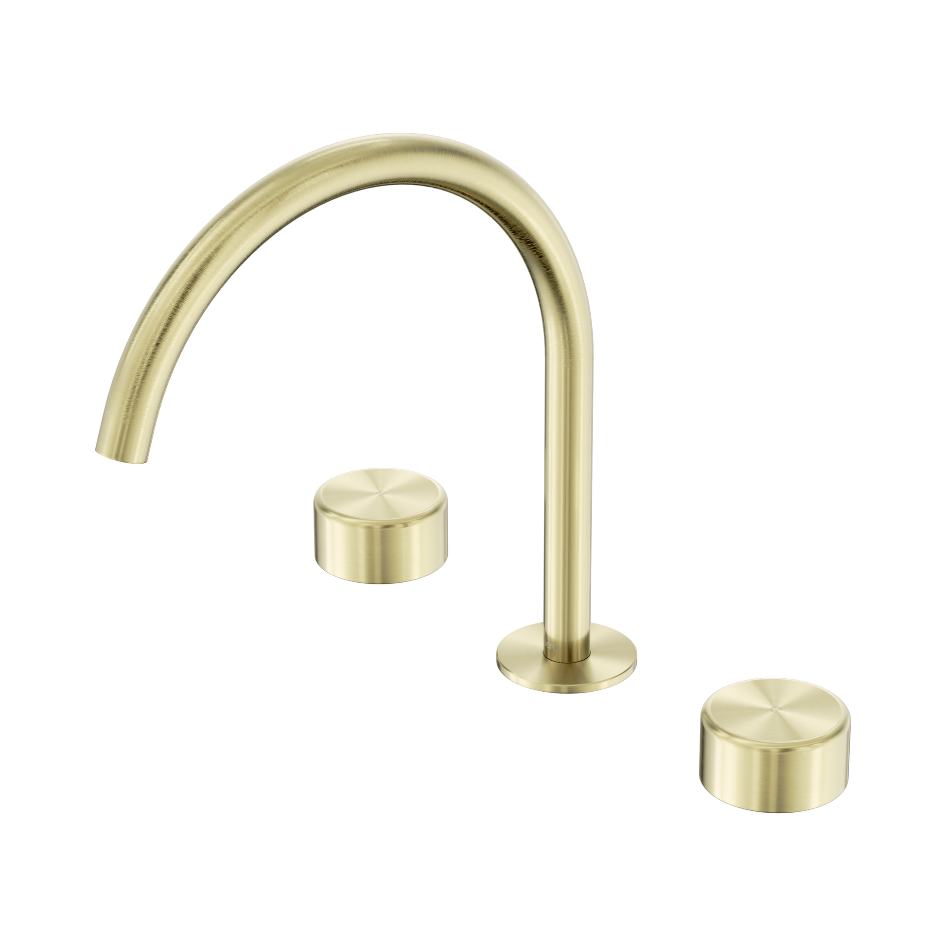 Nero Serenity Bath/Kitchen Set Arc Spout With Metal Handle, Brushed Gold