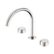 Nero Serenity Bath/Kitchen Set Arc Spout With Metal Handle, Brushed Nickel