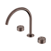 Nero Serenity Bath/Kitchen Set Arc Spout With Metal Handle, Brushed Bronze
