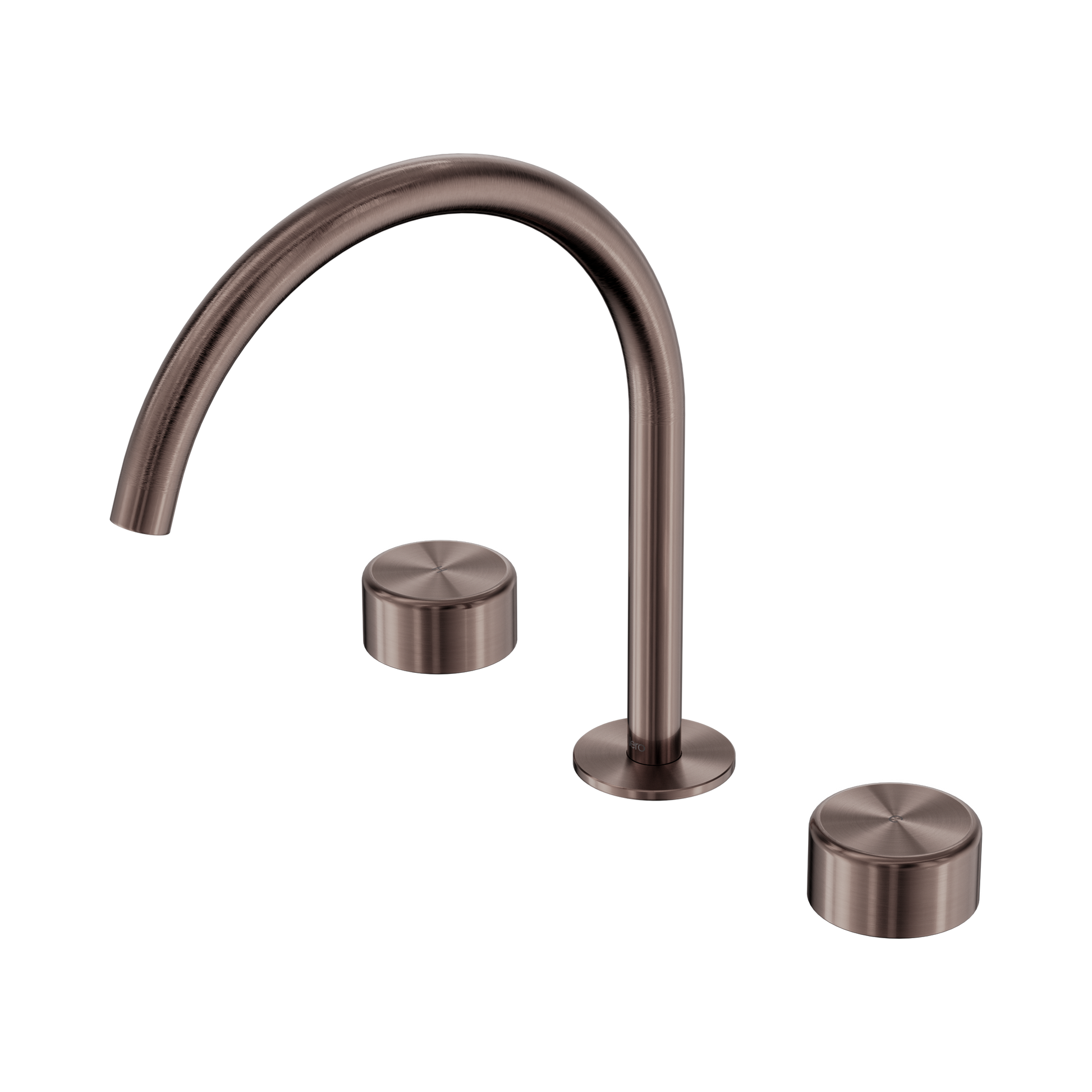 Nero Serenity Bath/Kitchen Set Arc Spout With Metal Handle, Brushed Bronze