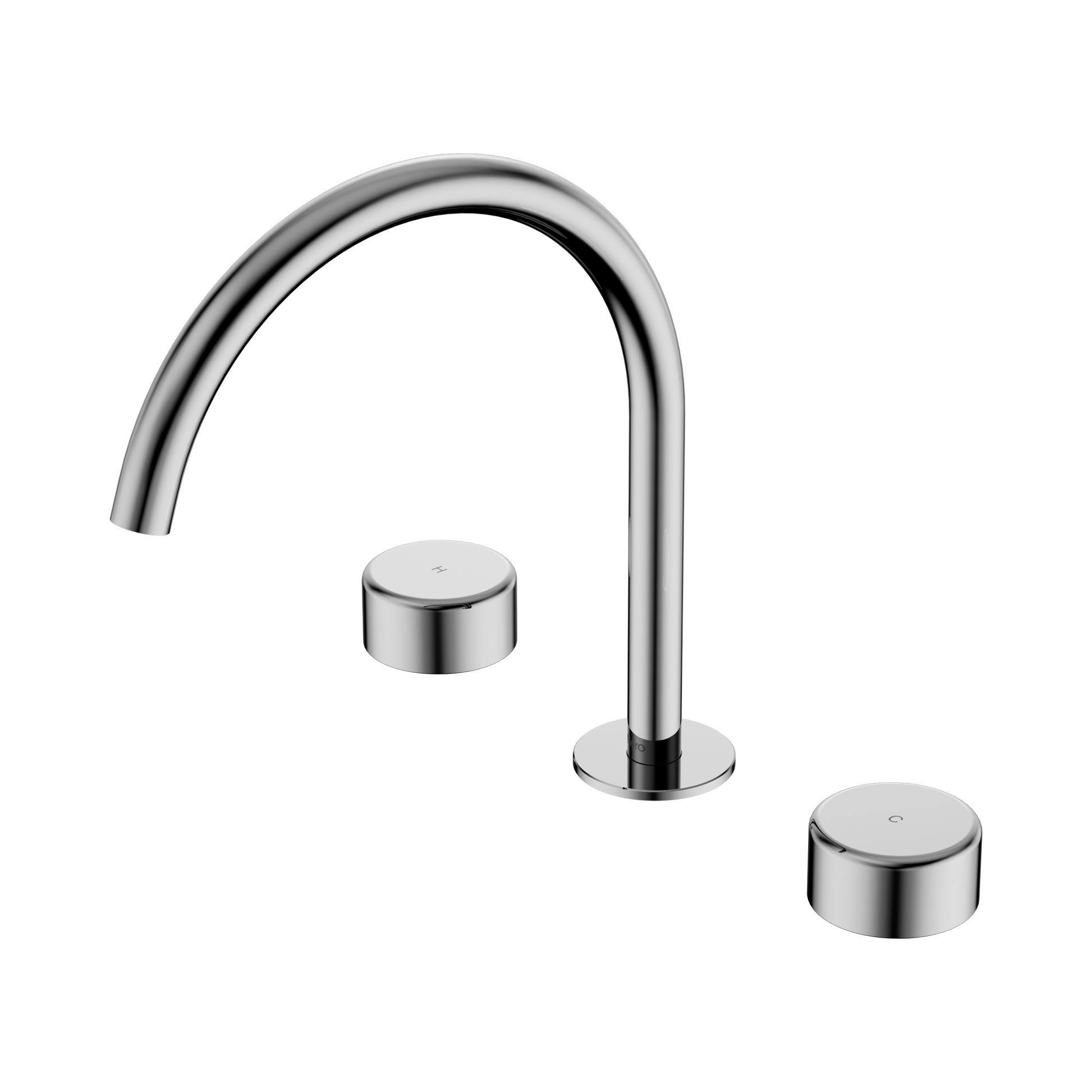 Nero Serenity Bath/Kitchen Set Arc Spout With Metal Handle, Chrome