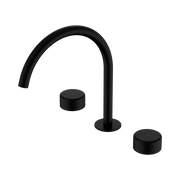 Nero Serenity Bath/Kitchen Set Arc Spout With Metal Handle, Matte Black