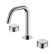 Nero Serenity Basin Set Edge Spout With Metal Handle, Chrome