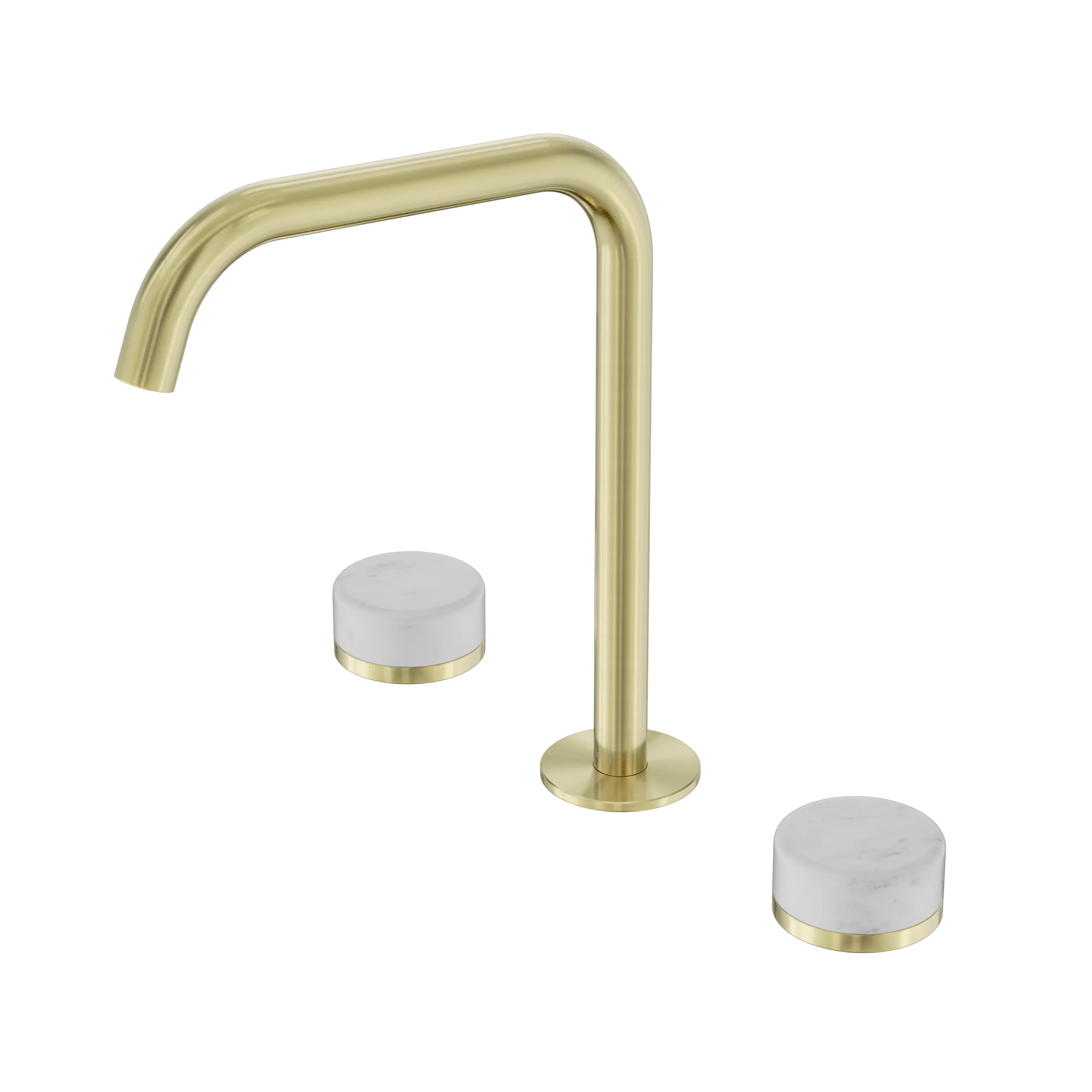 Nero Serenity Bath/Kitchen Set Edge Spout With Carrara Handle