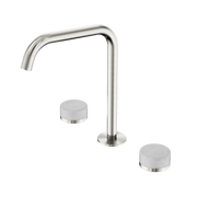 Nero Serenity Bath/Kitchen Set Edge Spout With Carrara Handle