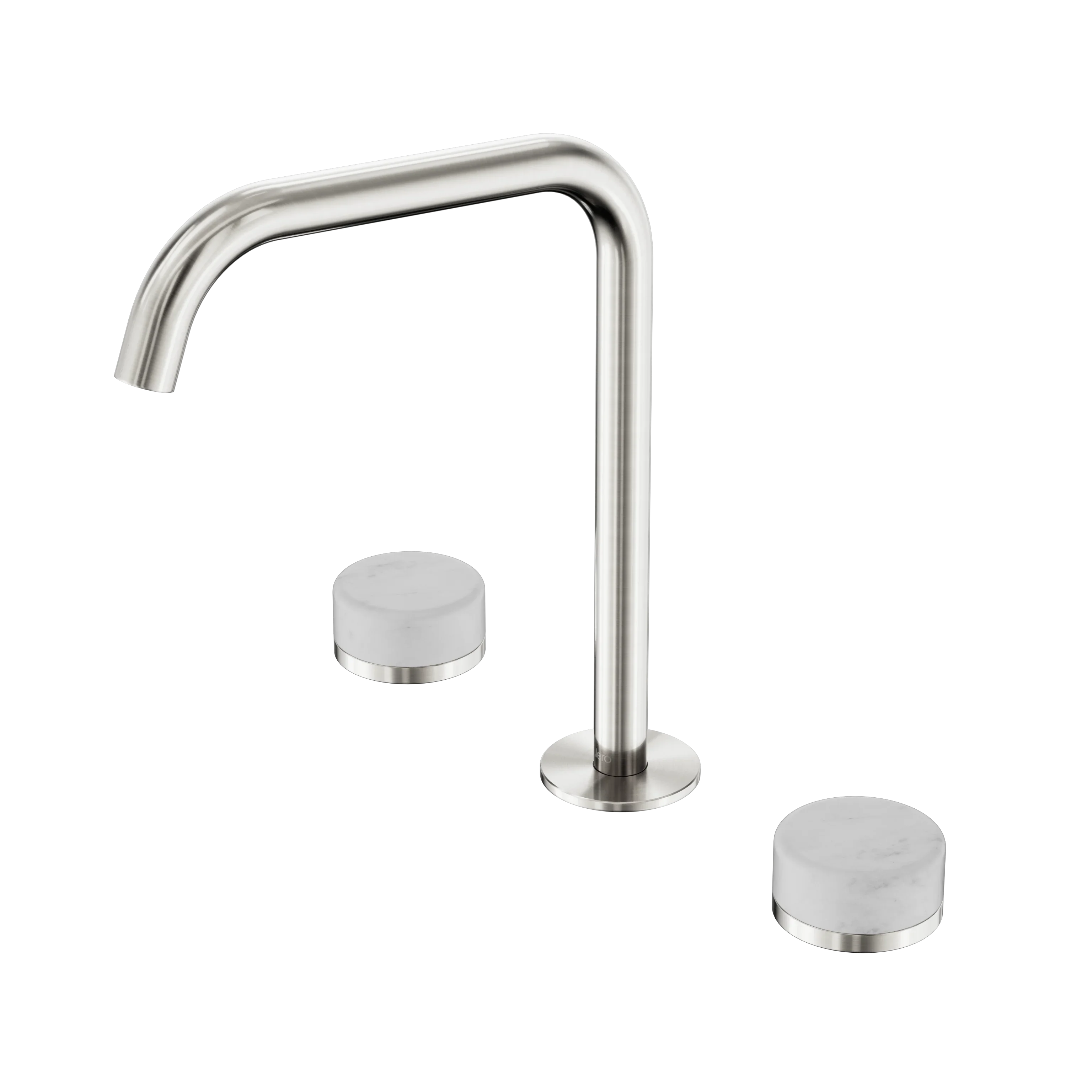 Nero Serenity Bath/Kitchen Set Edge Spout With Carrara Handle