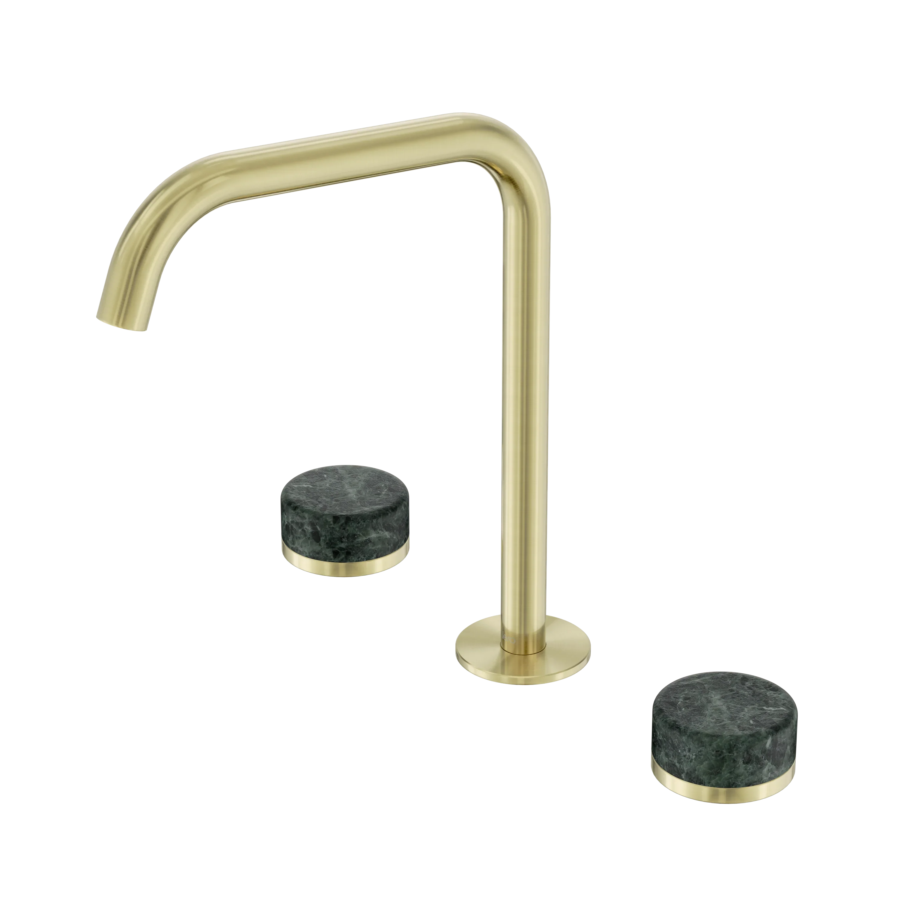 Nero Serenity Bath/Kitchen Set Edge Spout With Verde Alpi Handle