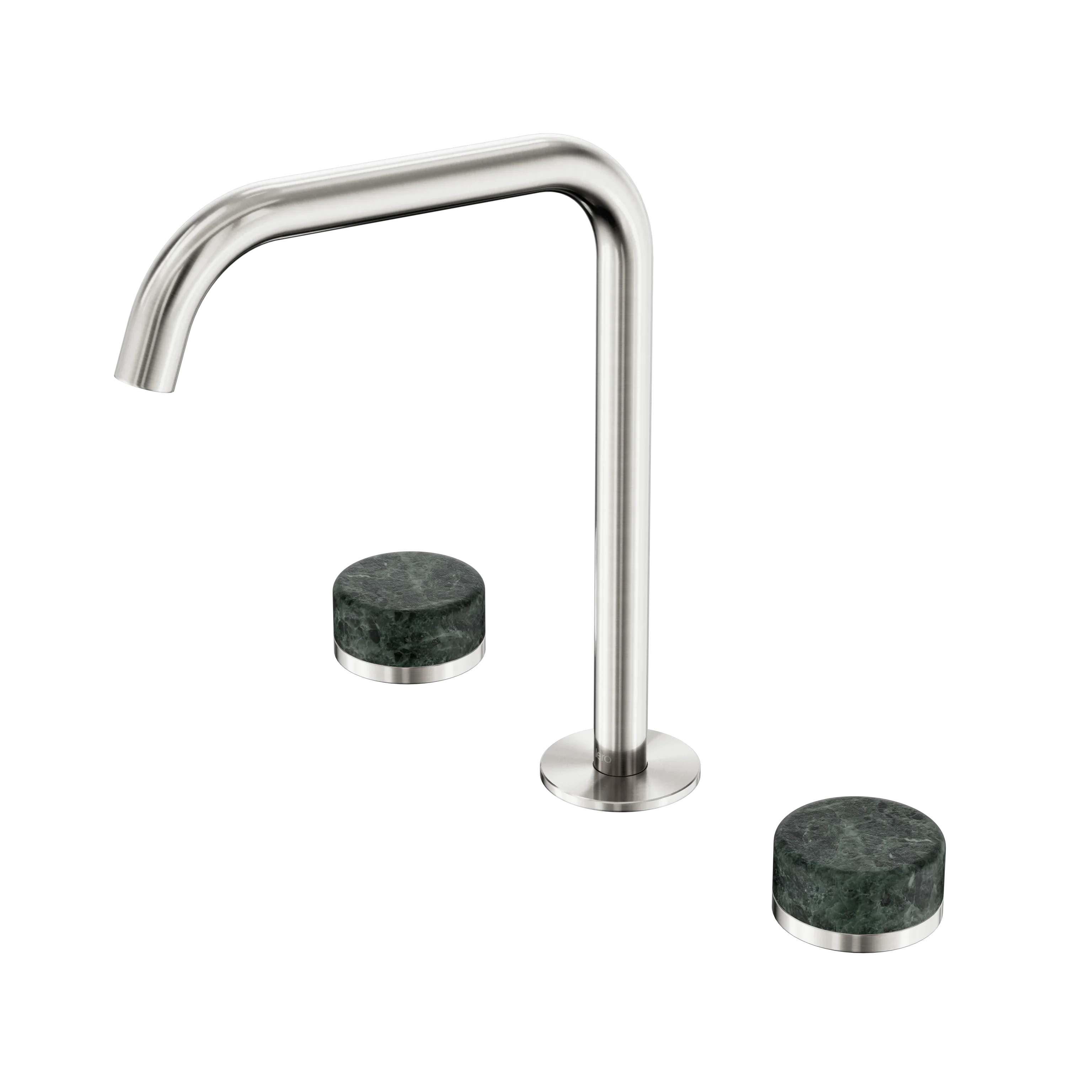 Nero Serenity Bath/Kitchen Set Edge Spout With Verde Alpi Handle