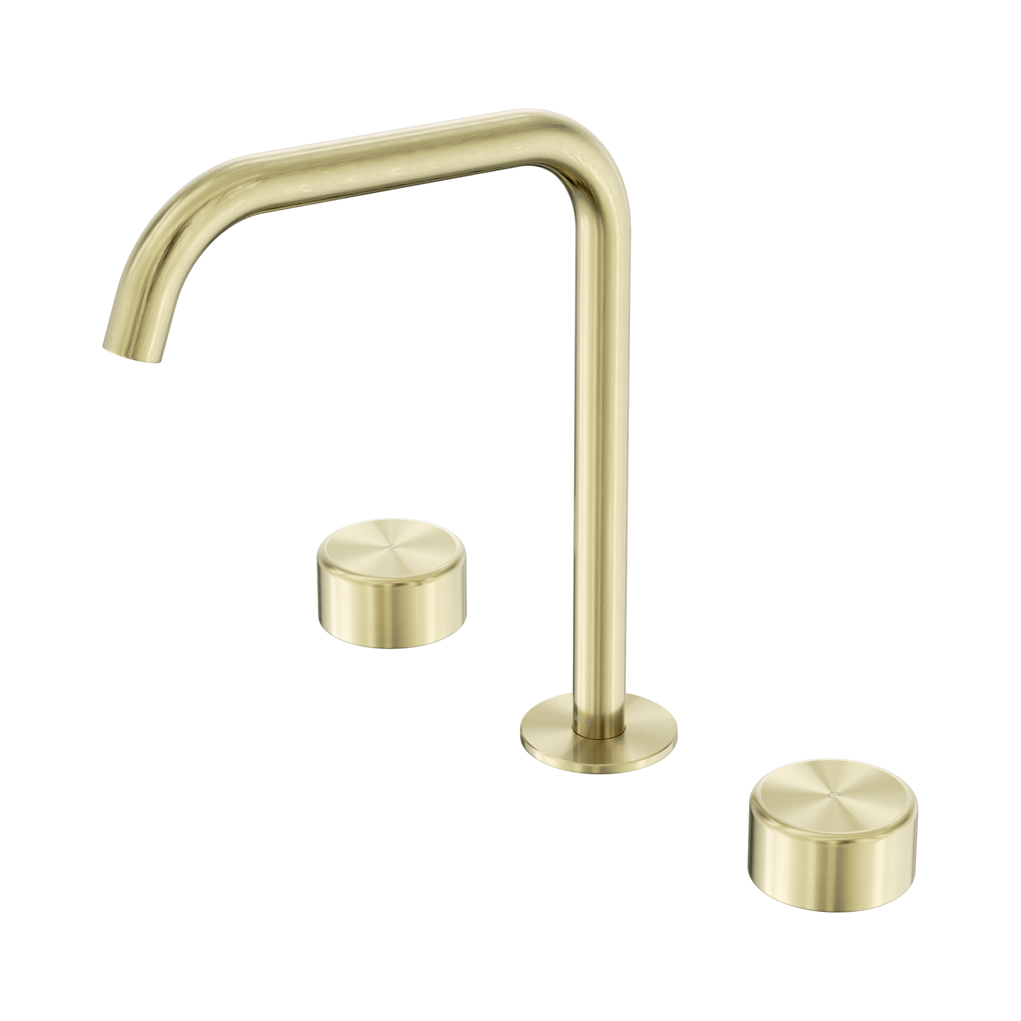 Nero Serenity Bath/Kitchen Set Edge Spout With Metal Handle, Brushed Gold