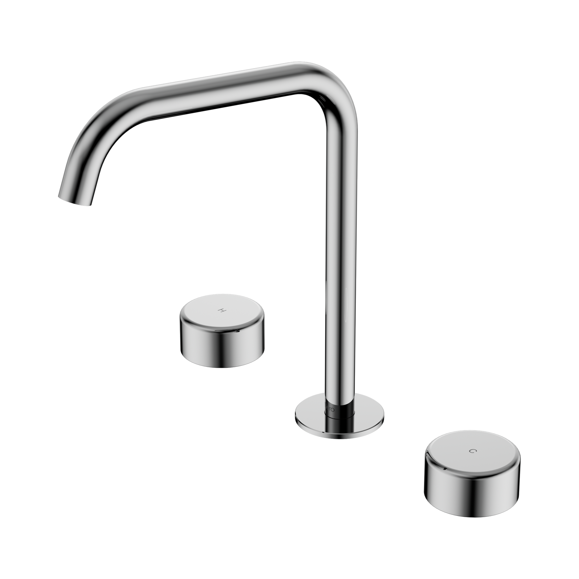 Nero Serenity Bath/Kitchen Set Edge Spout With Metal Handle, Chrome
