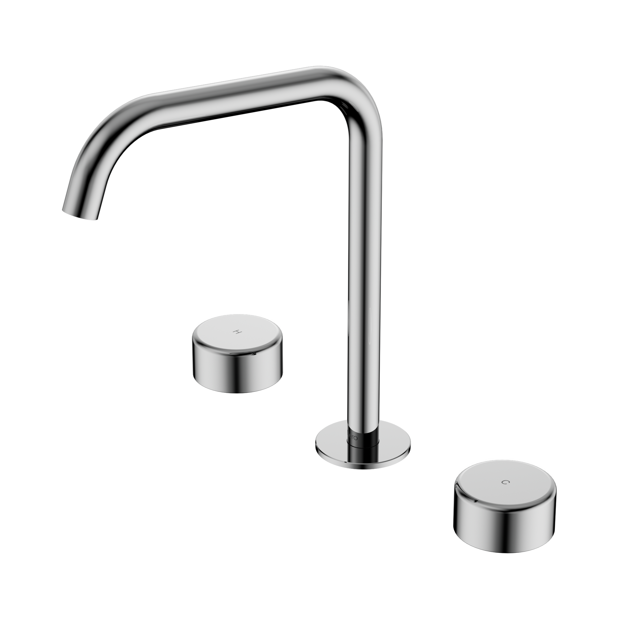 Nero Serenity Bath/Kitchen Set Edge Spout With Metal Handle, Chrome