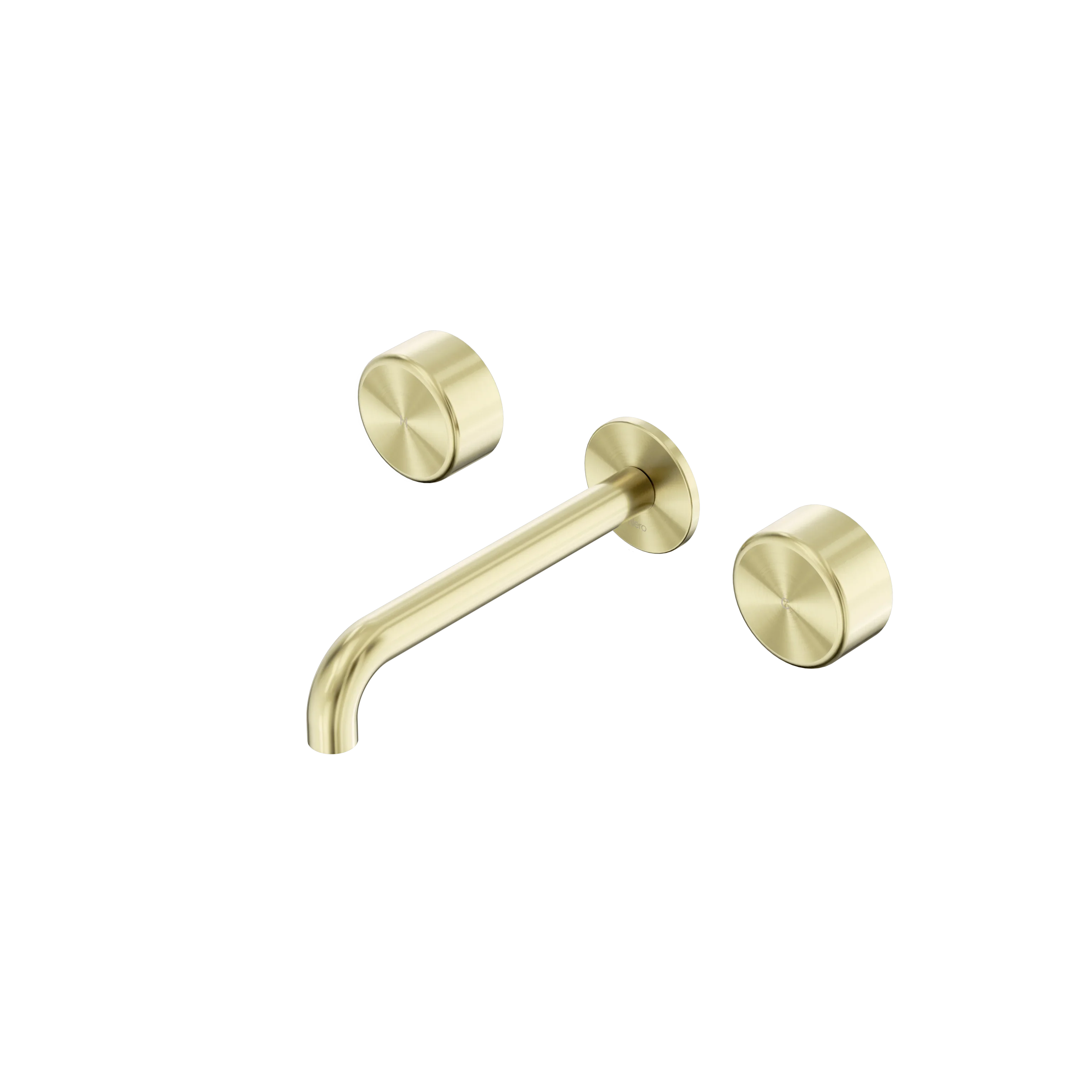 Nero Serenity Wall Basin Set 160mm Spout With Metal Handle