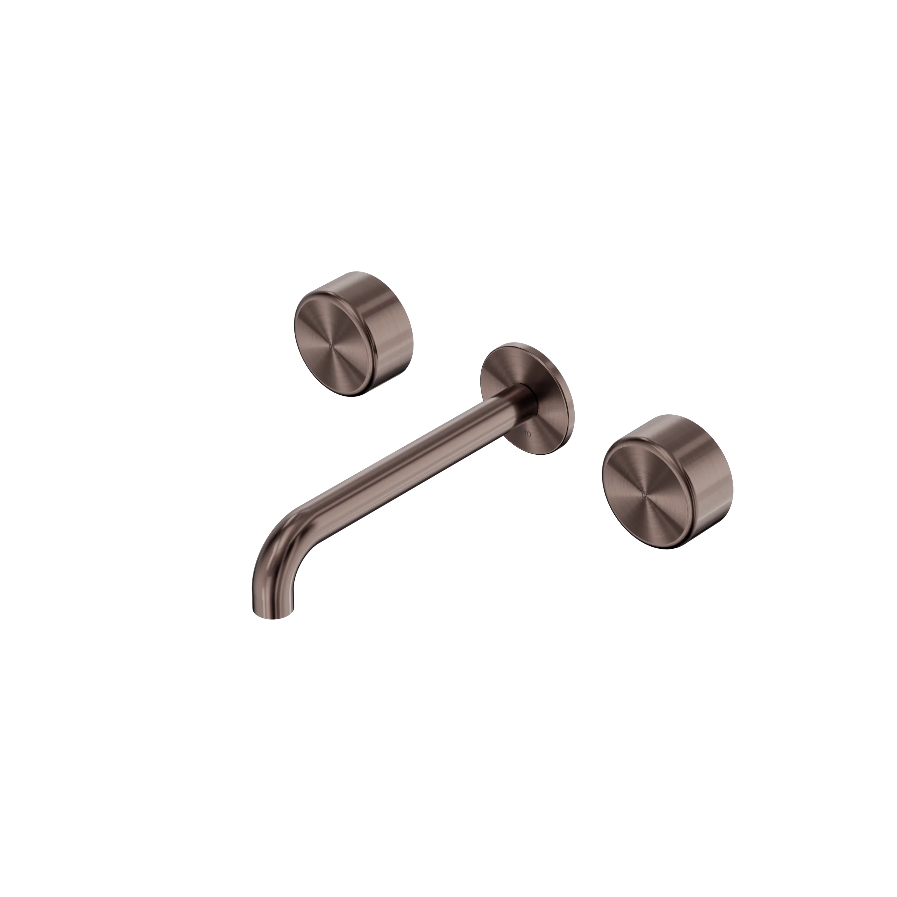 Nero Serenity Wall Basin Set 160mm Spout With Metal Handle