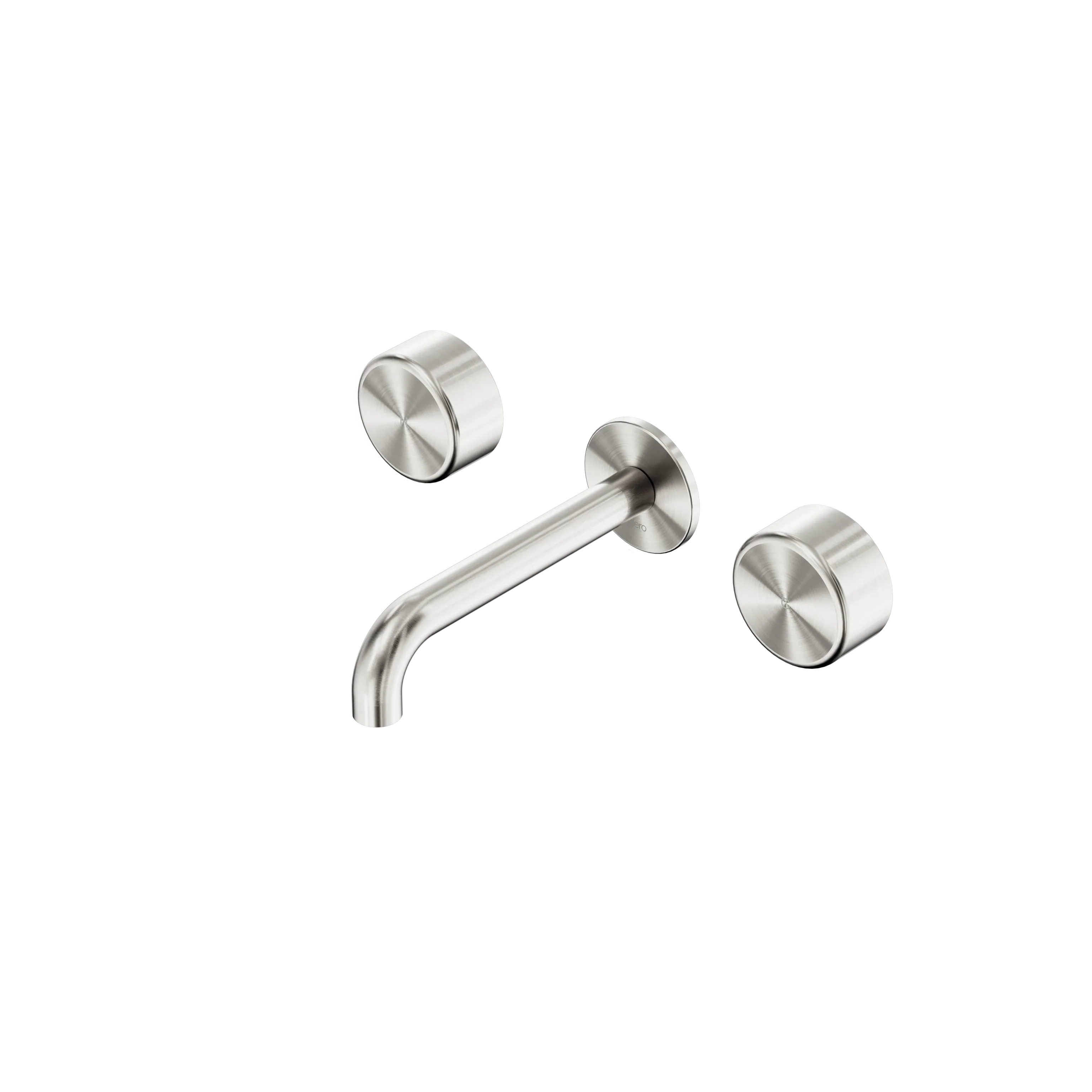 Nero Serenity Wall Basin Set 160mm Spout With Metal Handle