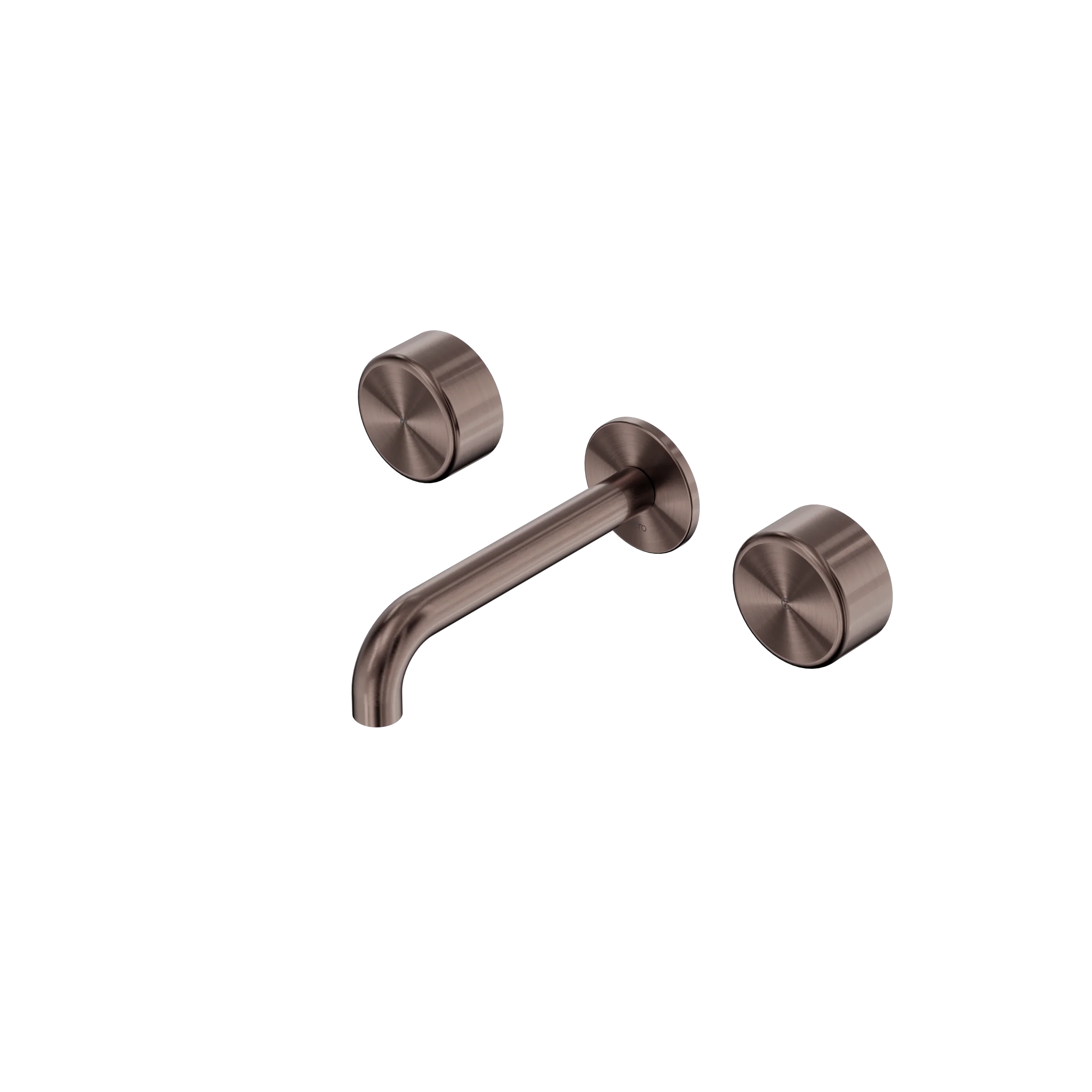 Nero Serenity Wall Basin Set 160mm Spout With Metal Handle