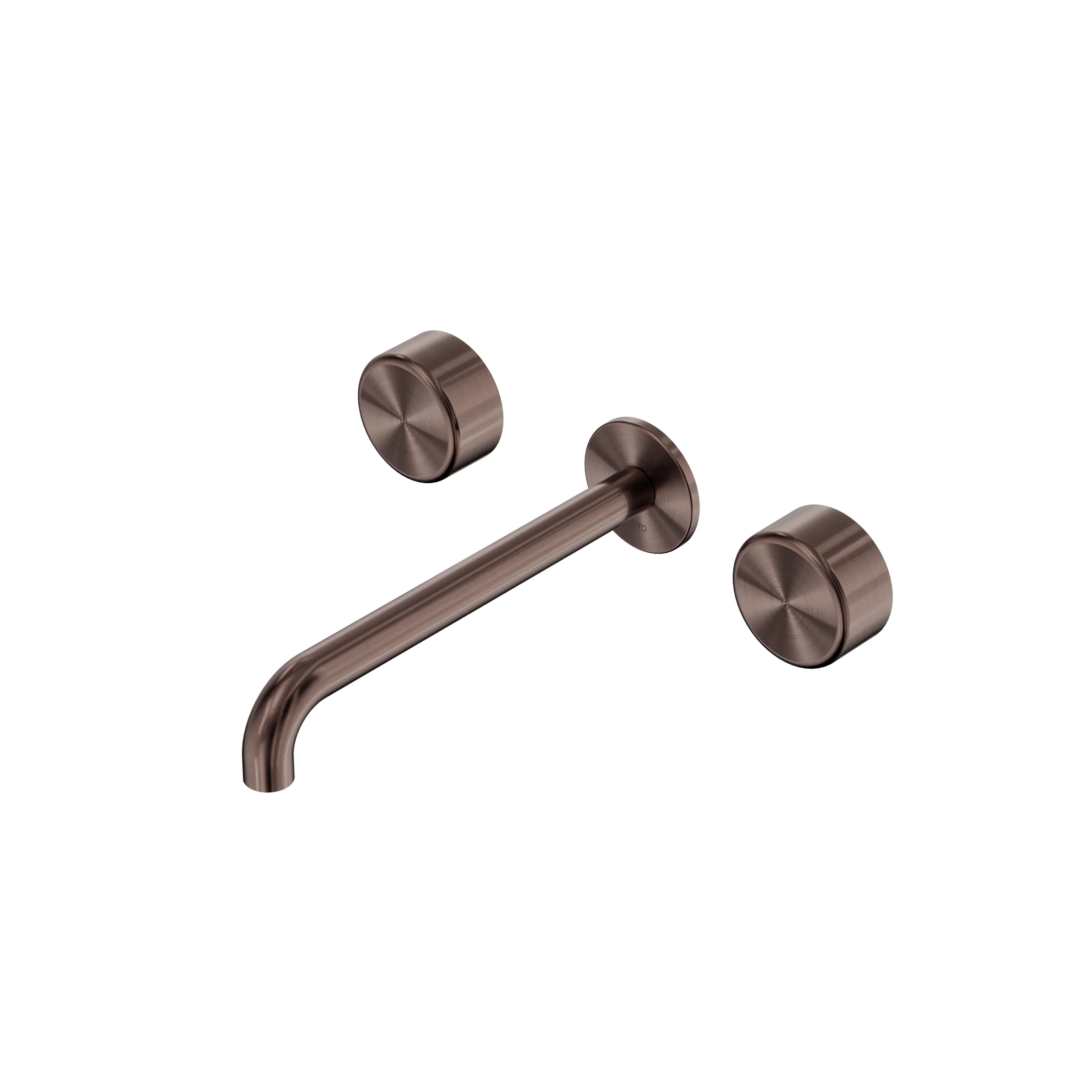 Nero Serenity Wall Basin Set 160mm Spout With Metal Handle