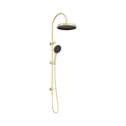 Nero Serenity Twin Shower, Brushed Gold