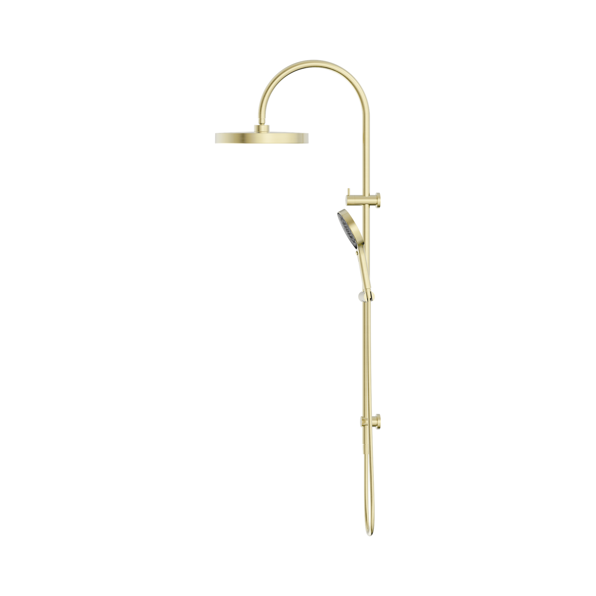 Nero Serenity Twin Shower, Brushed Gold