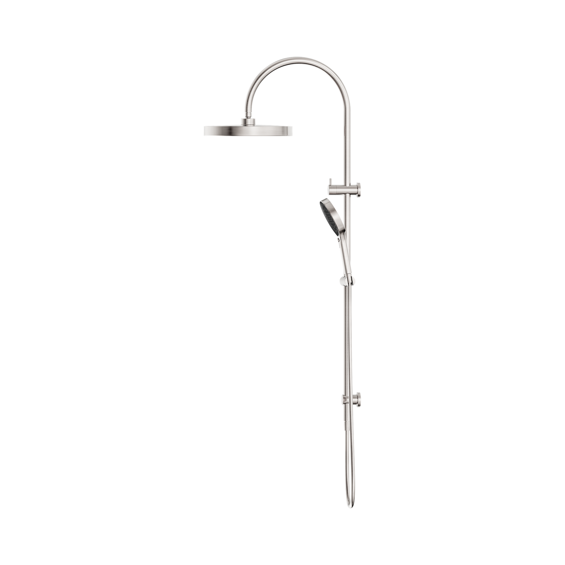 Nero Serenity Twin Shower, Brushed Nickel