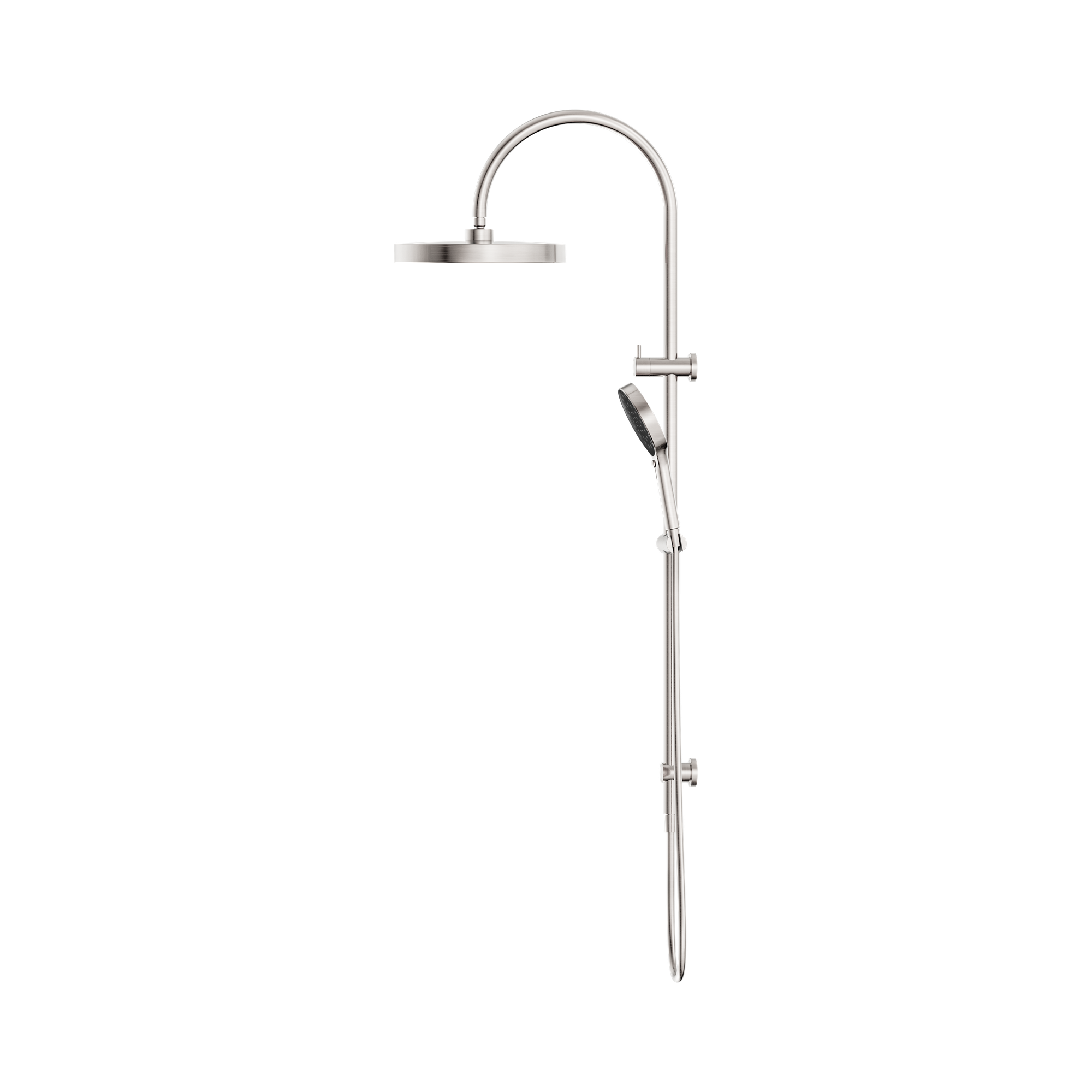 Nero Serenity Twin Shower, Brushed Nickel